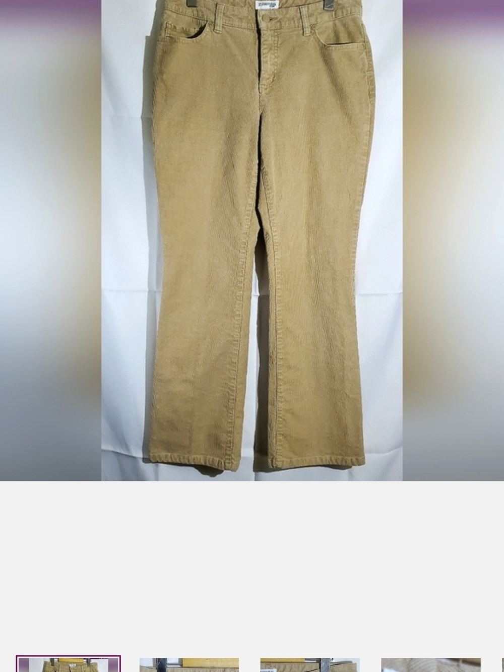 St. John's Bay Women's Brown Corduroy Casual Pants Size 10